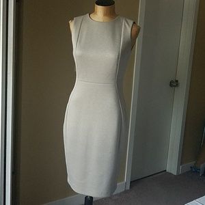 Calvin Klein Beige sheath dress